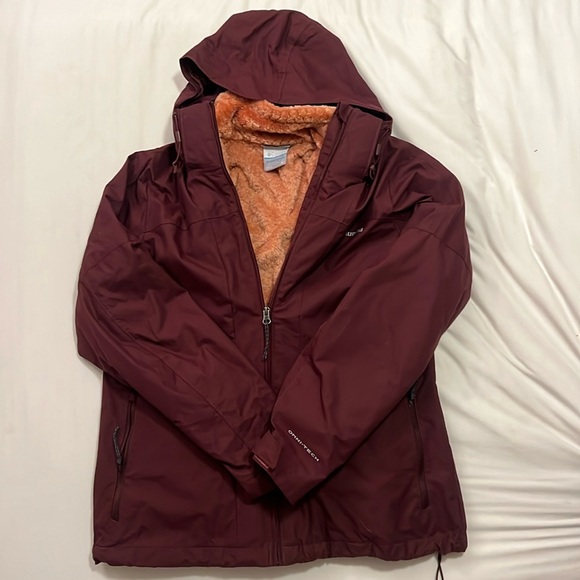 Columbia Interchange Jacket- maroon- women’s medium. - Picture 1 of 4